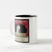 Hoofdteken Tweekleurige Koffiemok (Voorkant links)