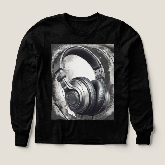 Hoofdtelefoon artwork muziekliefhebber (Voorkant)