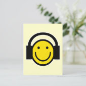 Hoofdtelefoon Briefkaart (Staand voorkant)