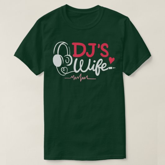 Hoofdtelefoon Disc Jockey Music Lover Funny DJs Wi T-shirt (Design voorkant)