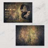 hoofdtelefoon dj visitekaartje (Voorkant / Achterkant)