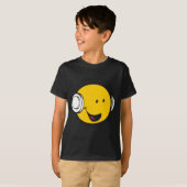 Hoofdtelefoon Emoji T-shirt (Voorkant volledig)