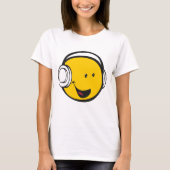 Hoofdtelefoon Emoji T-shirt (Voorkant)