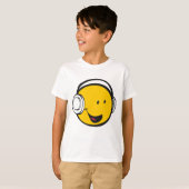 Hoofdtelefoon Emoji T-shirt (Voorkant volledig)