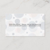 Hoofdtelefoon en Soundwave Logo Visitekaartje (Achterkant)