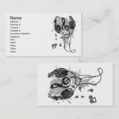 Hoofdtelefoon(G) Visitekaartje (Voorkant / Achterkant)