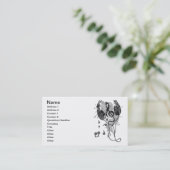 Hoofdtelefoon(G) Visitekaartje (Staand voorkant)