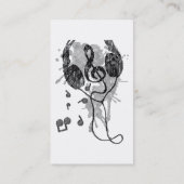 Hoofdtelefoon(G) Visitekaartje (Achterkant)