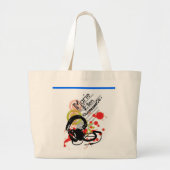 hoofdtelefoon grote tote bag (Voorkant)