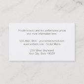 Hoofdtelefoon | Handtekening Visitekaartje (Achterkant)