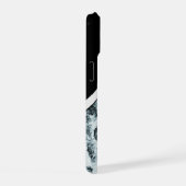 Hoofdtelefoon Hoes "Hout Wit" iPhone 15 Case (Rechterkant)