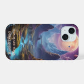 Hoofdtelefoon Hoes iPhone 15 Case (Achterkant horizontaal)