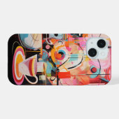 Hoofdtelefoon Hoes iPhone 15 Case (Achterkant horizontaal)