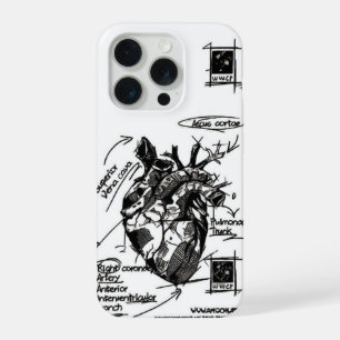 Hoofdtelefoon Hoesje Met Echt Hart 🤍   Zachte & E iPhone 15 Pro Case