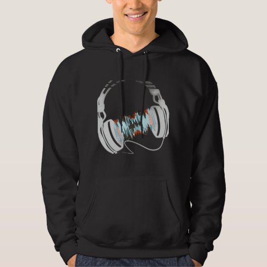 Hoofdtelefoon Hoodie (Voorkant)