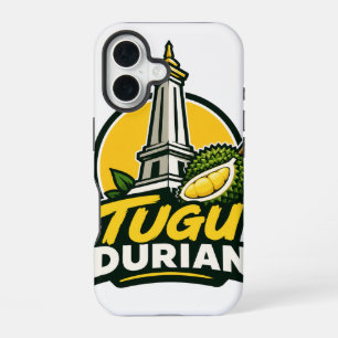 Hoofdtelefoon logo tugu durian iPhone 16 hoesje