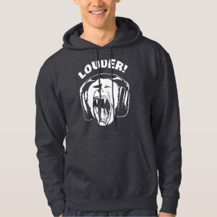 Hoofdtelefoon - Luid-tv Hoodie