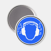 Hoofdtelefoon Magnet (Voorkant / Achterkant)