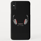 Hoofdtelefoon met mediumvolumeregelingknoppen Case-Mate iPhone case (Achterkant)