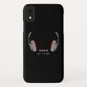 Hoofdtelefoon met mediumvolumeregelingknoppen Case-Mate iPhone case (Achterkant)