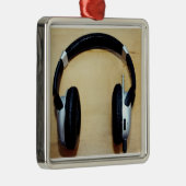 Hoofdtelefoon Metalen Ornament (Rechts)