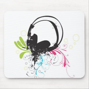 Hoofdtelefoon Mousepad Muismat