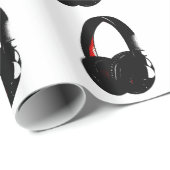 Hoofdtelefoon Pop Art Head Phone Cadeaupapier (Rol Hoek)