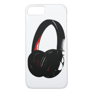 Hoofdtelefoon Pop Art Head Phone Case-Mate iPhone Case