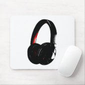 Hoofdtelefoon Pop Art Head Phone Muismat (Met muis)