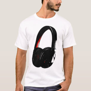 Hoofdtelefoon Pop Art Head Phone T-shirt
