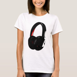 Hoofdtelefoon Pop Art Head Phone T-shirt