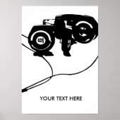Hoofdtelefoon Poster (Voorkant)
