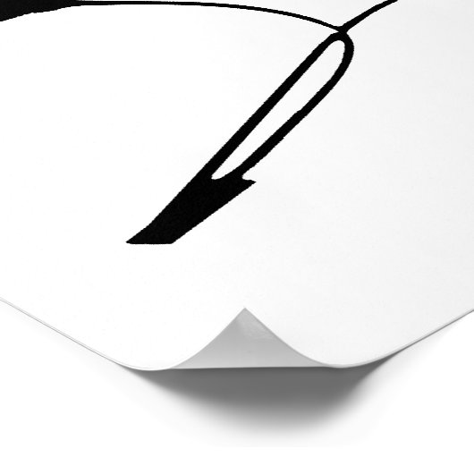 Hoofdtelefoon Poster (Hoek)