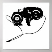Hoofdtelefoon Poster (Voorkant)