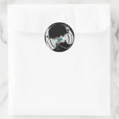 Hoofdtelefoon Ronde Sticker (Tas)