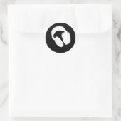 Hoofdtelefoon Ronde Sticker (Tas)