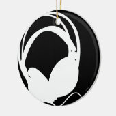 Hoofdtelefoon Silhouette Ornament (Links)