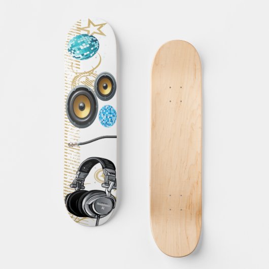 Hoofdtelefoon Skateboard (Voorkant)