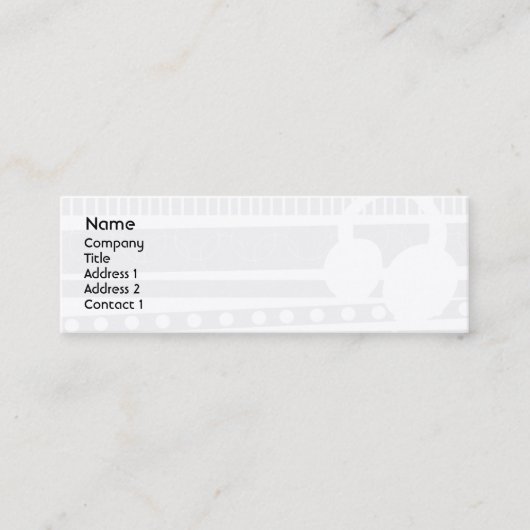 Hoofdtelefoon - Skinny Mini Visitekaartje (Voorkant)