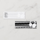 Hoofdtelefoon - Skinny Mini Visitekaartje (Voorkant / Achterkant)