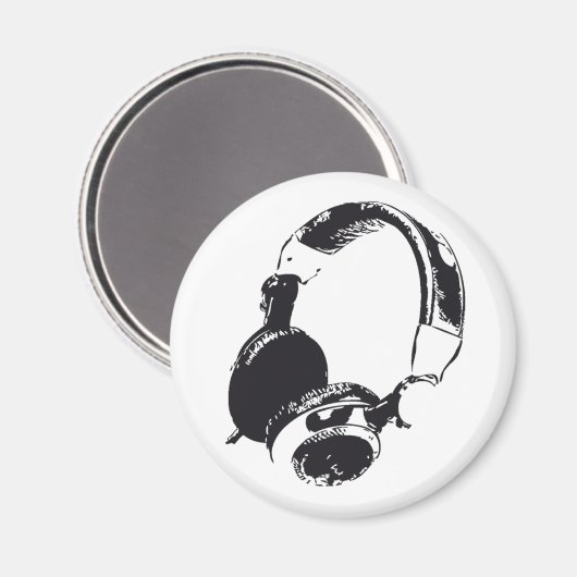 hoofdtelefoon_stickers magneet (Voorkant / Achterkant)