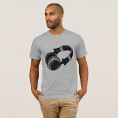 Hoofdtelefoon T-shirt (Voorkant volledig)