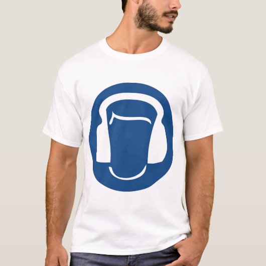 Hoofdtelefoon T-shirt (Voorkant)