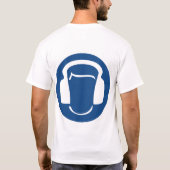 Hoofdtelefoon T-shirt (Achterkant)