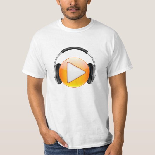 Hoofdtelefoon T-shirt (Voorkant)
