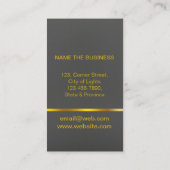 Hoofdtelefoon van de Leraar van de Muziek van de Visitekaartje (Achterkant)