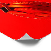 Hoofdtelefoon Vier kleuren Pop Art Poster afdrukke (Hoek)