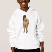 Hoofdtelefoon voor paardenmuziek (Voorkant)