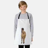 Hoofdtelefoon voor paardenmuziek schort (Gedragen)