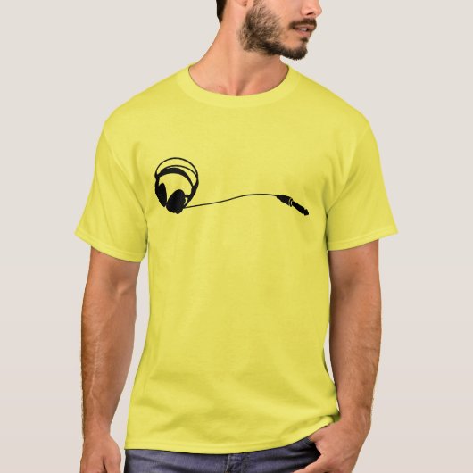 Hoofdtelefoonaansluiting T-shirt (Voorkant)